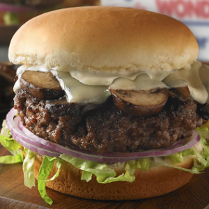 Mushroom Cheeseburger