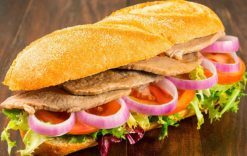 Zaban Sandwich (VealTongue Sandwich)